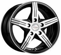 Литые диски Racing Wheels H-458 (BKFP) 6.5x15 4x114.3 ET 40 Dia 67.1