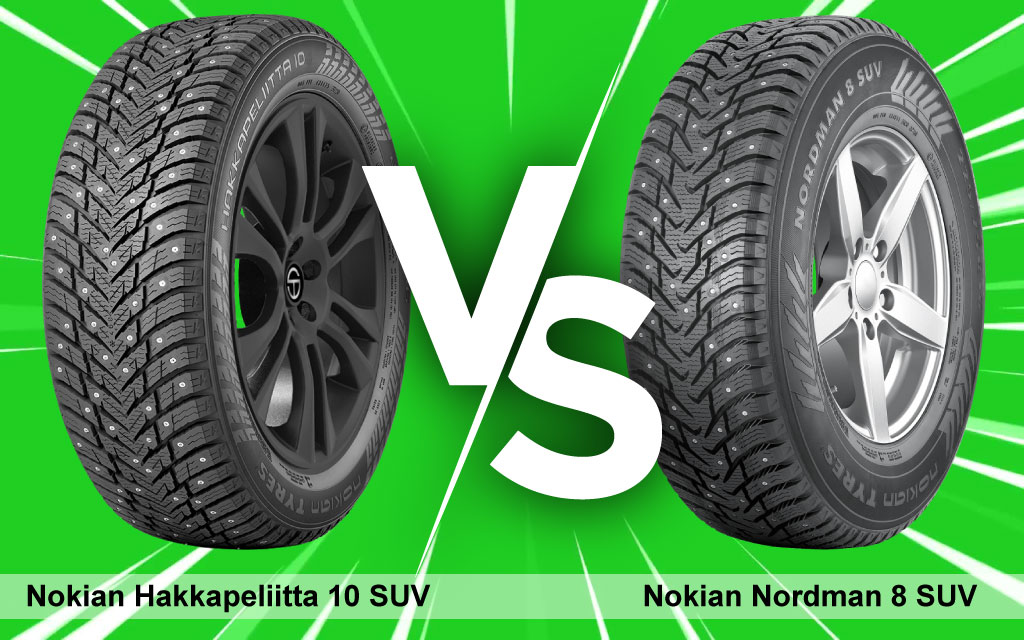 Порівняння характеристик Nokian Hakkapeliitta 10 SUV та Nordman 8 SUV